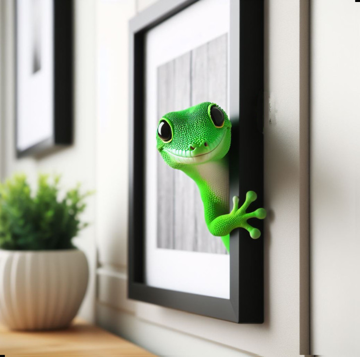 Gecko on the Wall